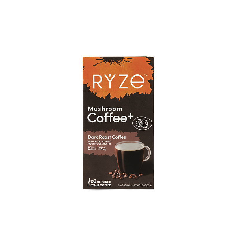 Dark Roast Mushroom Coffee Carton